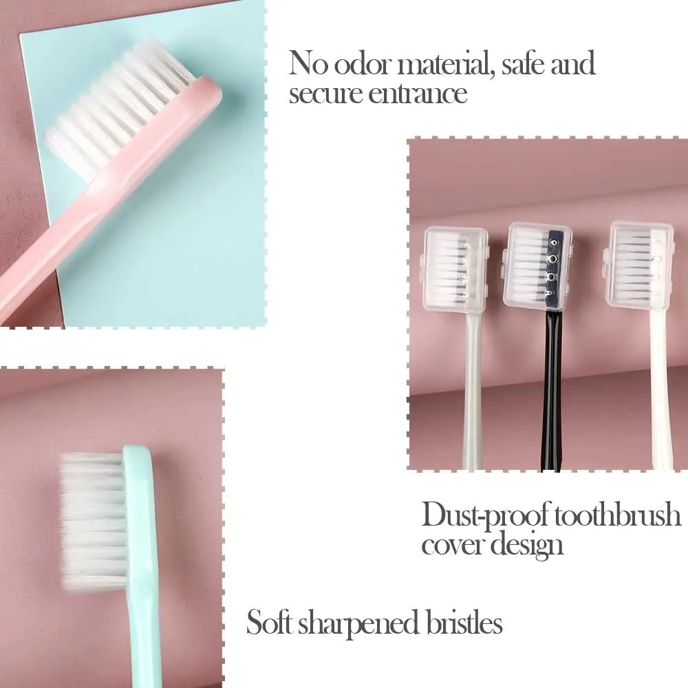 10 Pieces Soft Small Head Toothbrush Extra Soft Toothbrush for Sensitive Gums Soft Toothbrush for Adults Suitable for The Whole Family Adult Kid