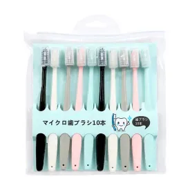 10 Pieces Soft Small Head Toothbrush Extra Soft Toothbrush for Sensitive Gums Soft Toothbrush for Adults Suitable for The Whole Family Adult Kid