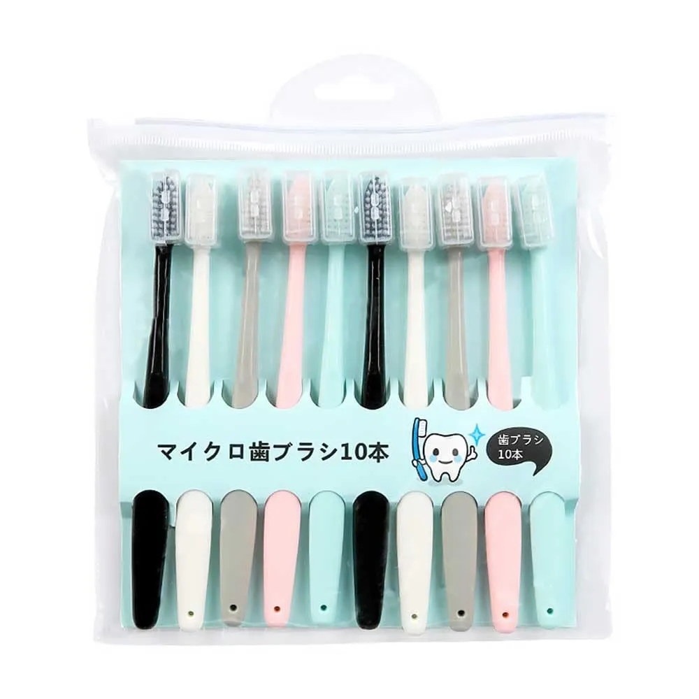 10 Pieces Soft Small Head Toothbrush Extra Soft Toothbrush for Sensitive Gums Soft Toothbrush for Adults Suitable for The Whole Family Adult Kid