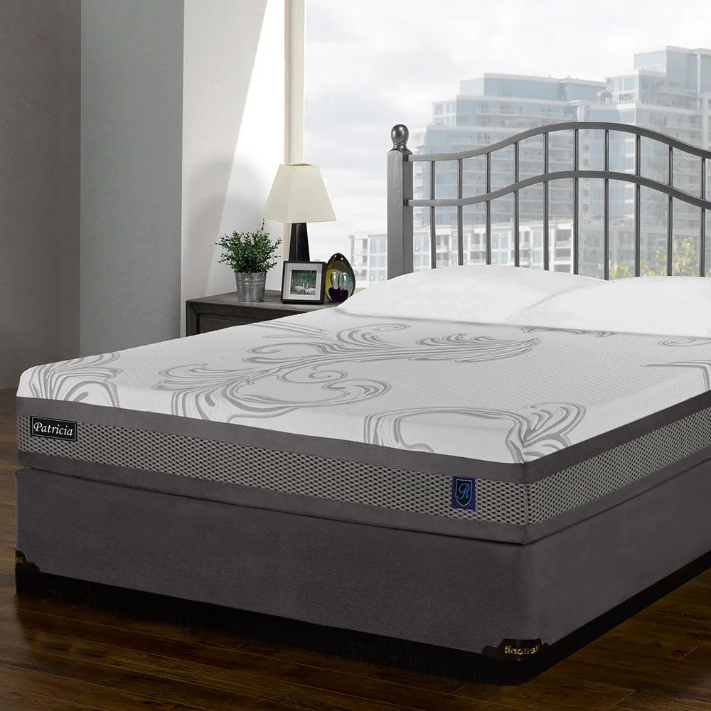 10" Mattress in a Box Gel Infused Memory Foam Mattress- Soft- Includes Zipper Cover- Model Patricia
