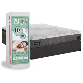 10" Mattress in a Box Gel Infused Memory Foam Mattress- Soft- Includes Zipper Cover- Model Patricia