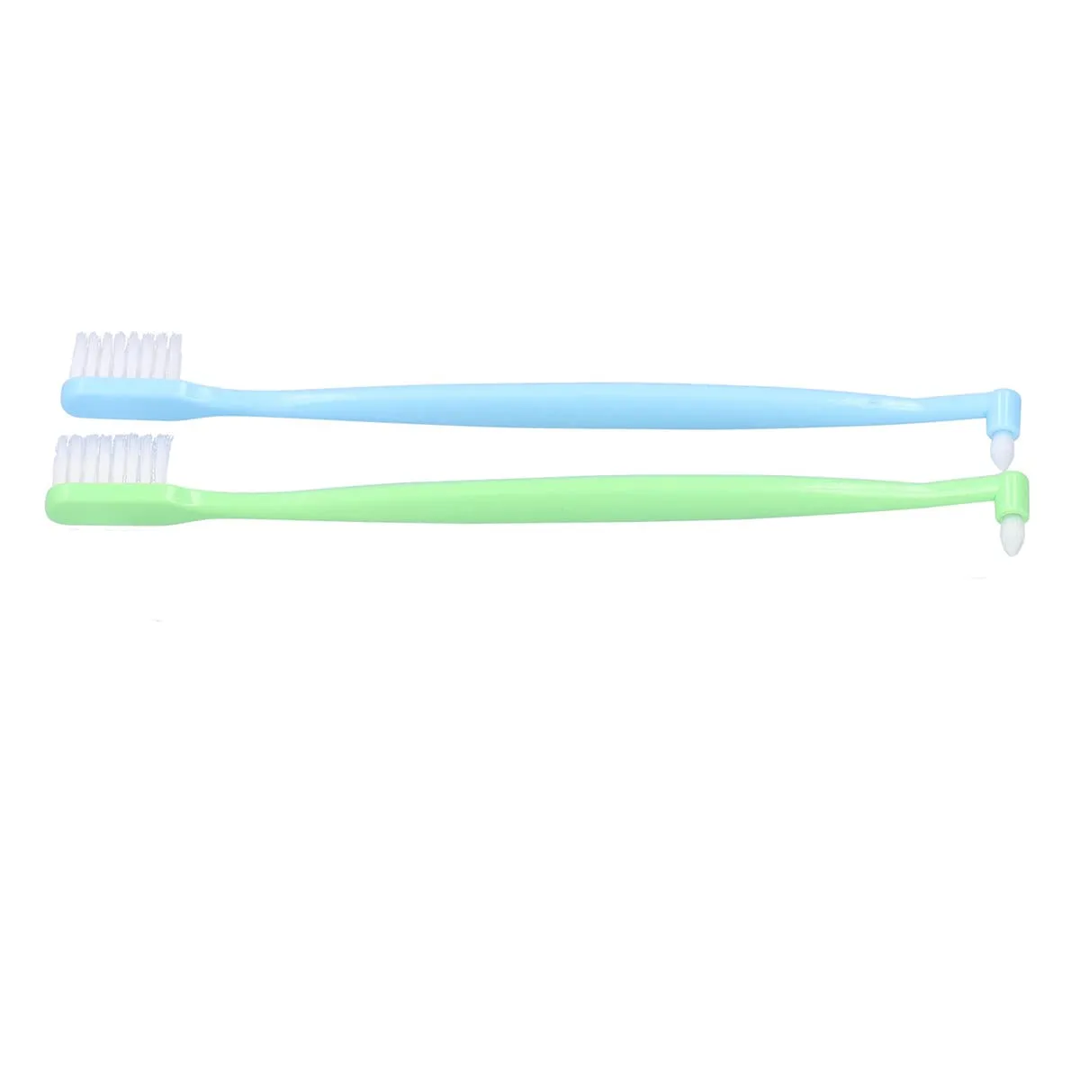 2 Pieces Orthodontic Toothbrushes, Braces Toothbrush, Oralcleaning Care Brush Orthodontic Double-Headed Brush, for Single Head Toothbrush for Braces Detail Cleaning