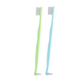 2 Pieces Orthodontic Toothbrushes, Braces Toothbrush, Oralcleaning Care Brush Orthodontic Double-Headed Brush, for Single Head Toothbrush for Braces Detail Cleaning