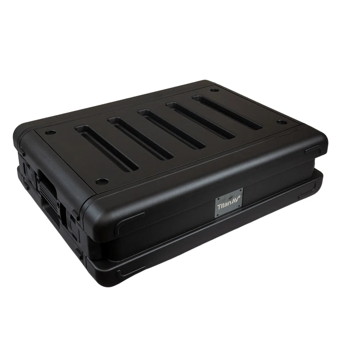 2U Shallow Rack Case with Plastic Hard Shell