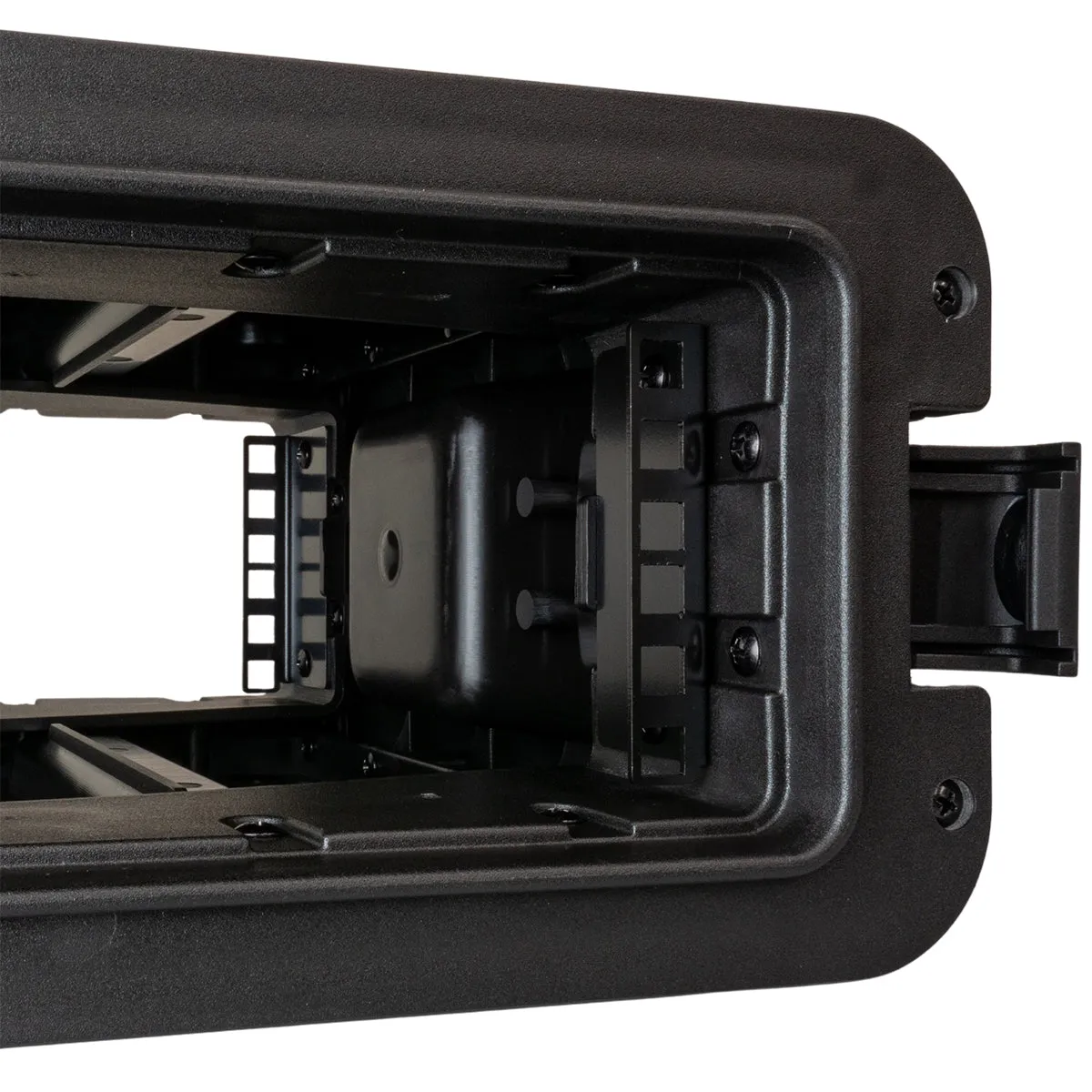 2U Shallow Rack Case with Plastic Hard Shell