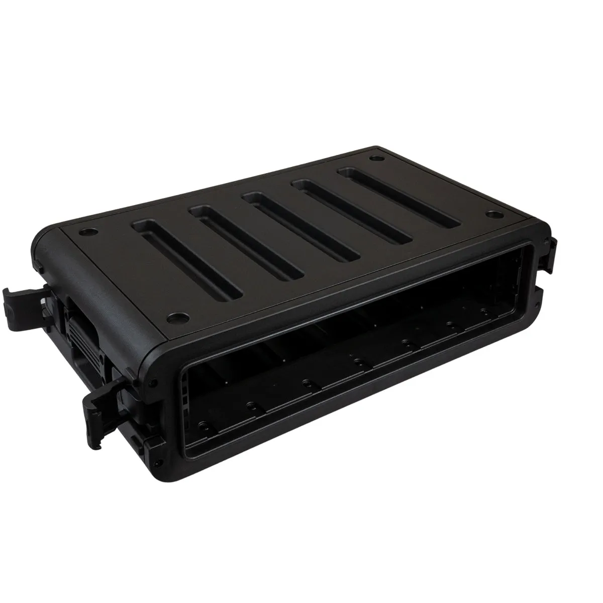 2U Shallow Rack Case with Plastic Hard Shell