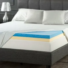 4 Inch Gel Memory Foam Mattress Topper