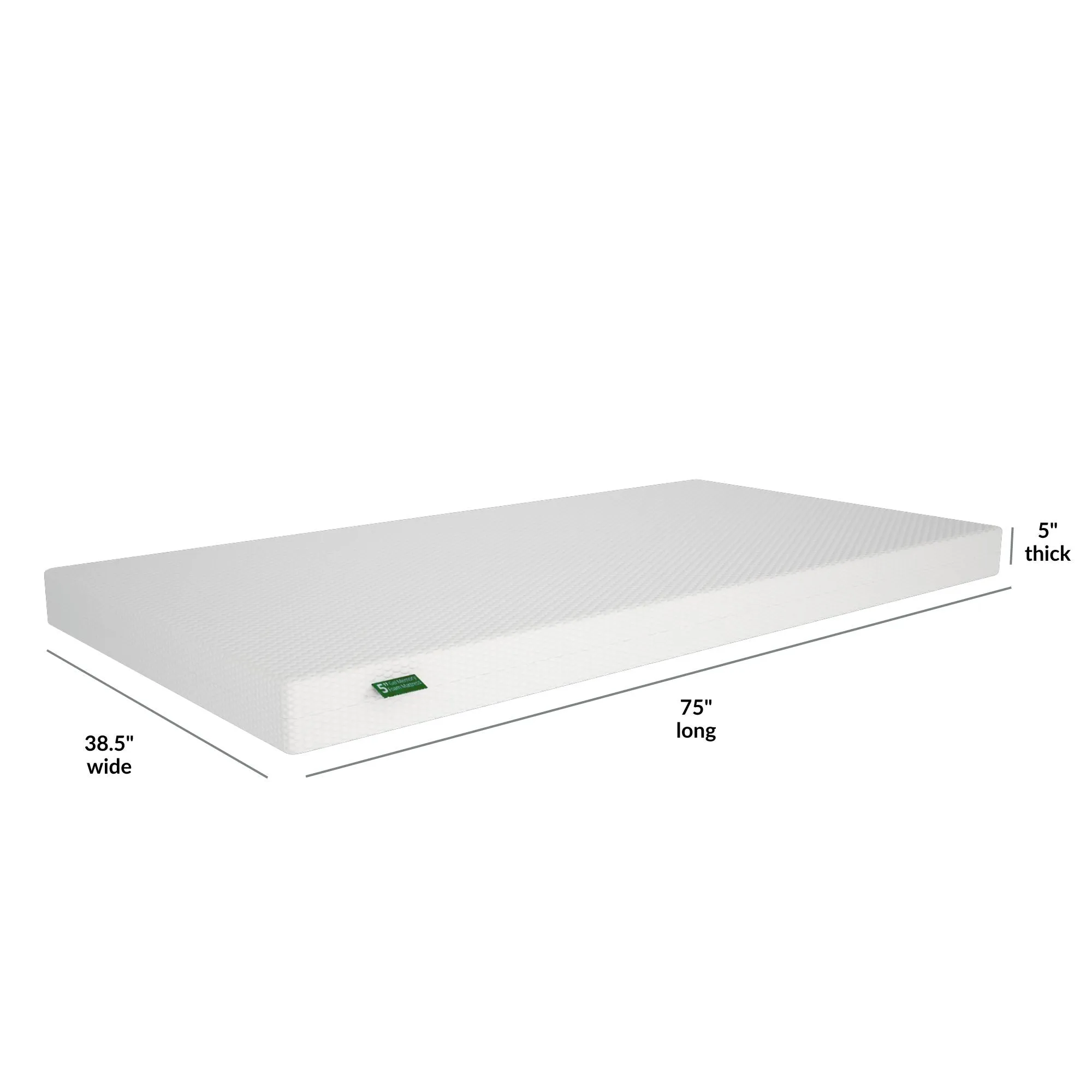 5-Inch Twin Memory Foam Mattress