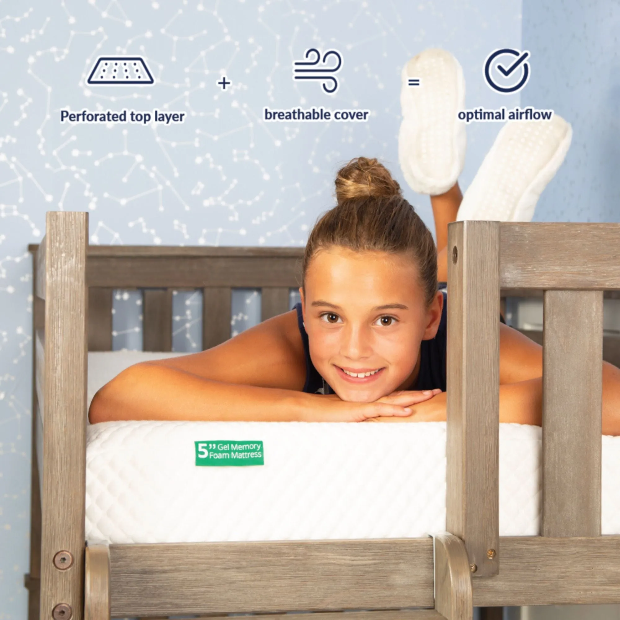 5-Inch Twin Memory Foam Mattress