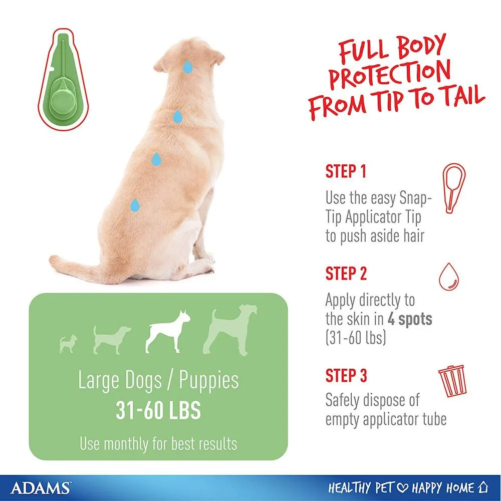 ADAMS™ Plus Flea & Tick Prevention Spot On for Dogs