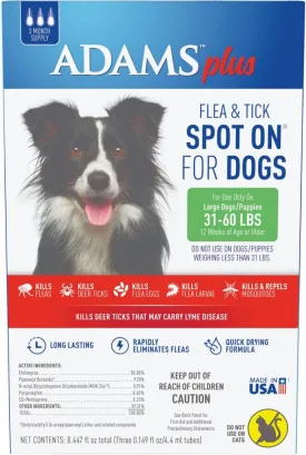 ADAMS™ Plus Flea & Tick Prevention Spot On for Dogs