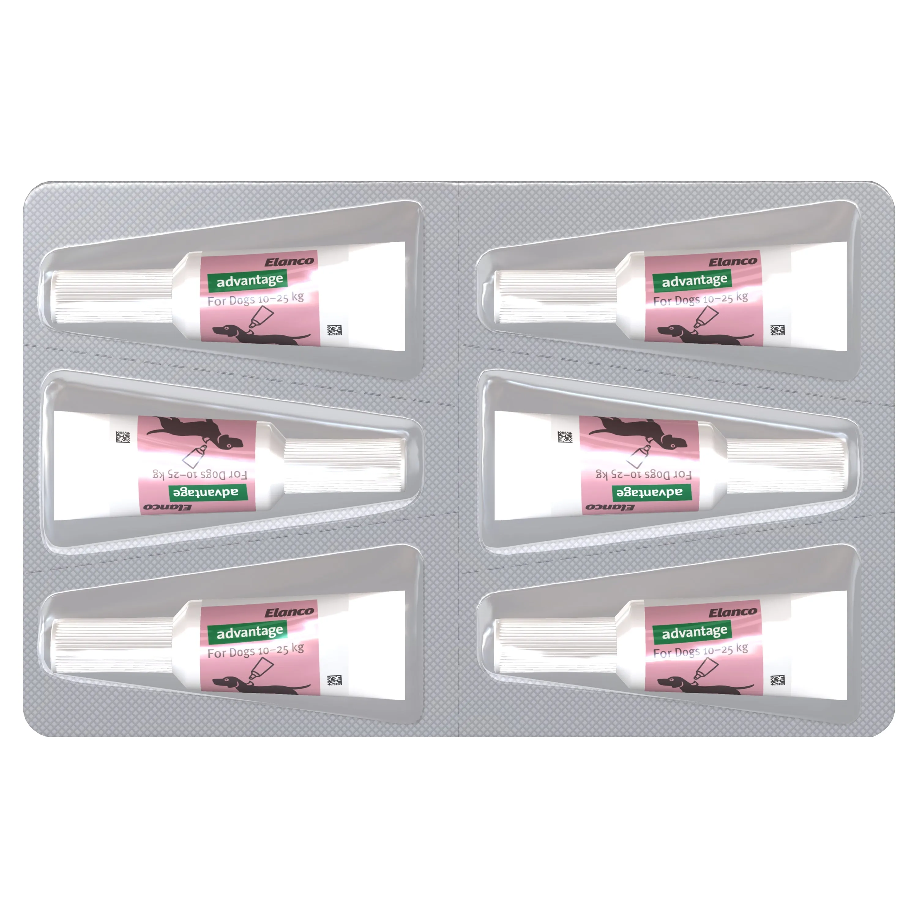 Advantage Flea Treatment for Dogs 10-25kg Red 6 Pack
