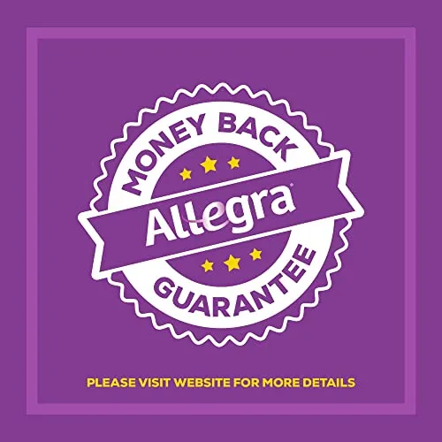 Allegra Adult 12HR Non-Drowsy Antihistamine, 24 Tablets, Fast-acting Allergy Symptom Relief, 60 mg