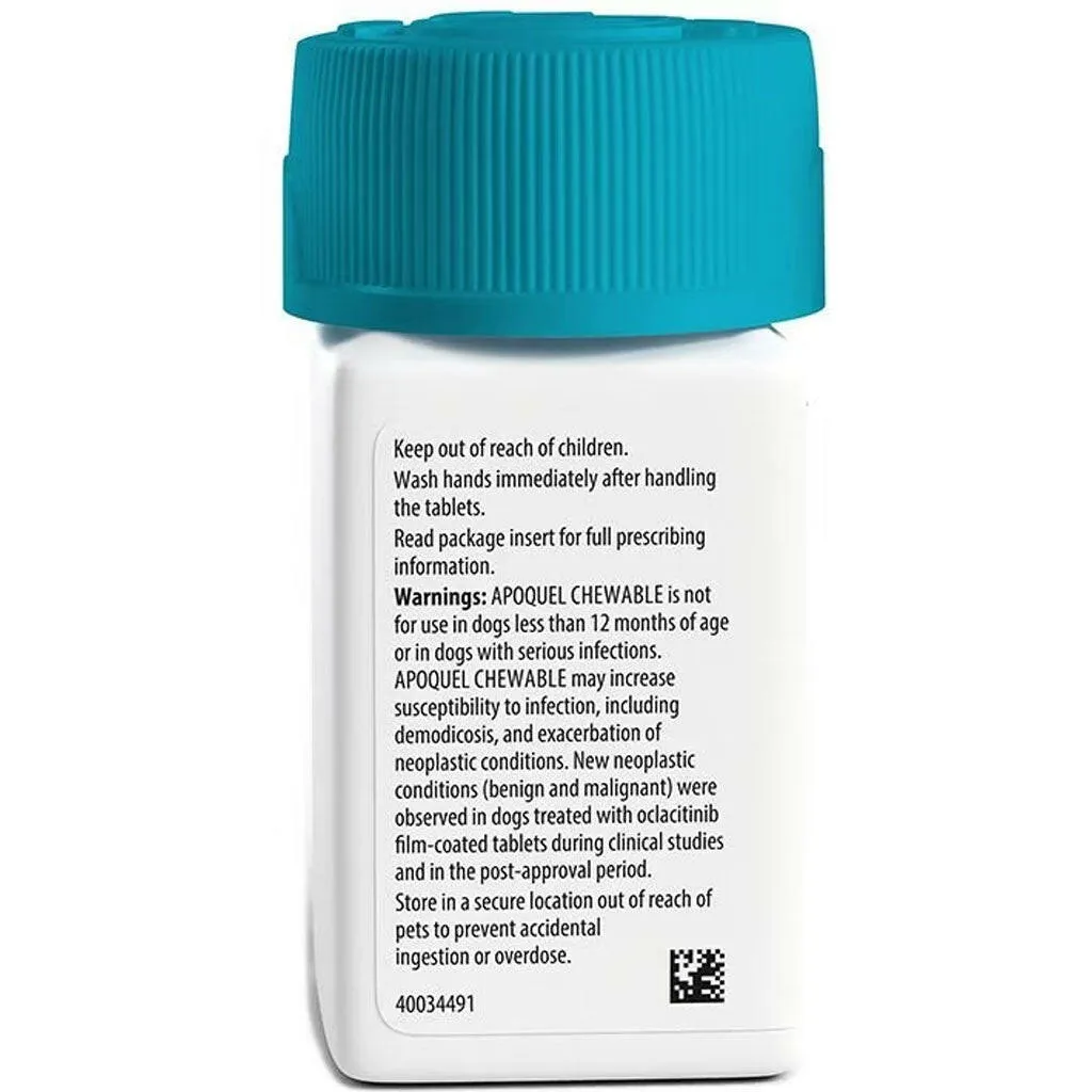Apoquel (oclacitinib) Chewable Tablets, 16mg