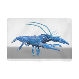 Blue Crawfish Sublimation Pet Blanket