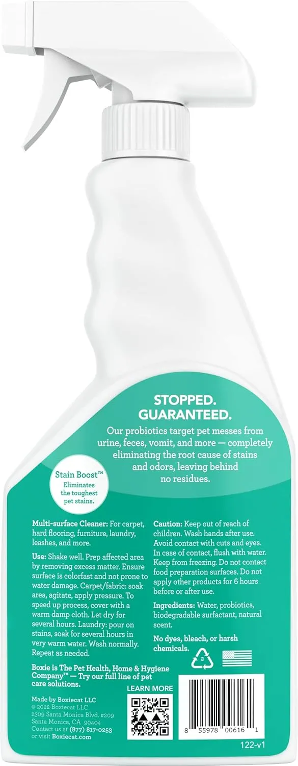 Boxie ProProbiotic Gently Scented Stain & Odor Stopper for Dogs, 24 oz Boxiecat