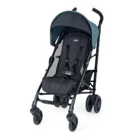 Chicco Liteway Stroller, Compact Fold Lightweight Aluminum Frame Umbrella Baby Stroller, for Use with Babies and Toddlers up to 40 lbs. | Arctic/Blue