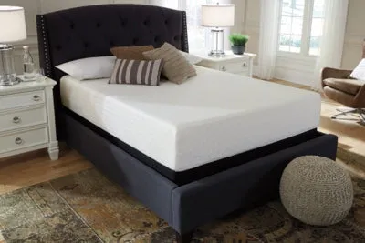 Chime 12 Inch Memory Foam King Mattress in a Box with Head-Foot Model Best King Adjustable Base