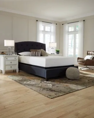 Chime 12 Inch Memory Foam King Mattress in a Box with Head-Foot Model Best King Adjustable Base