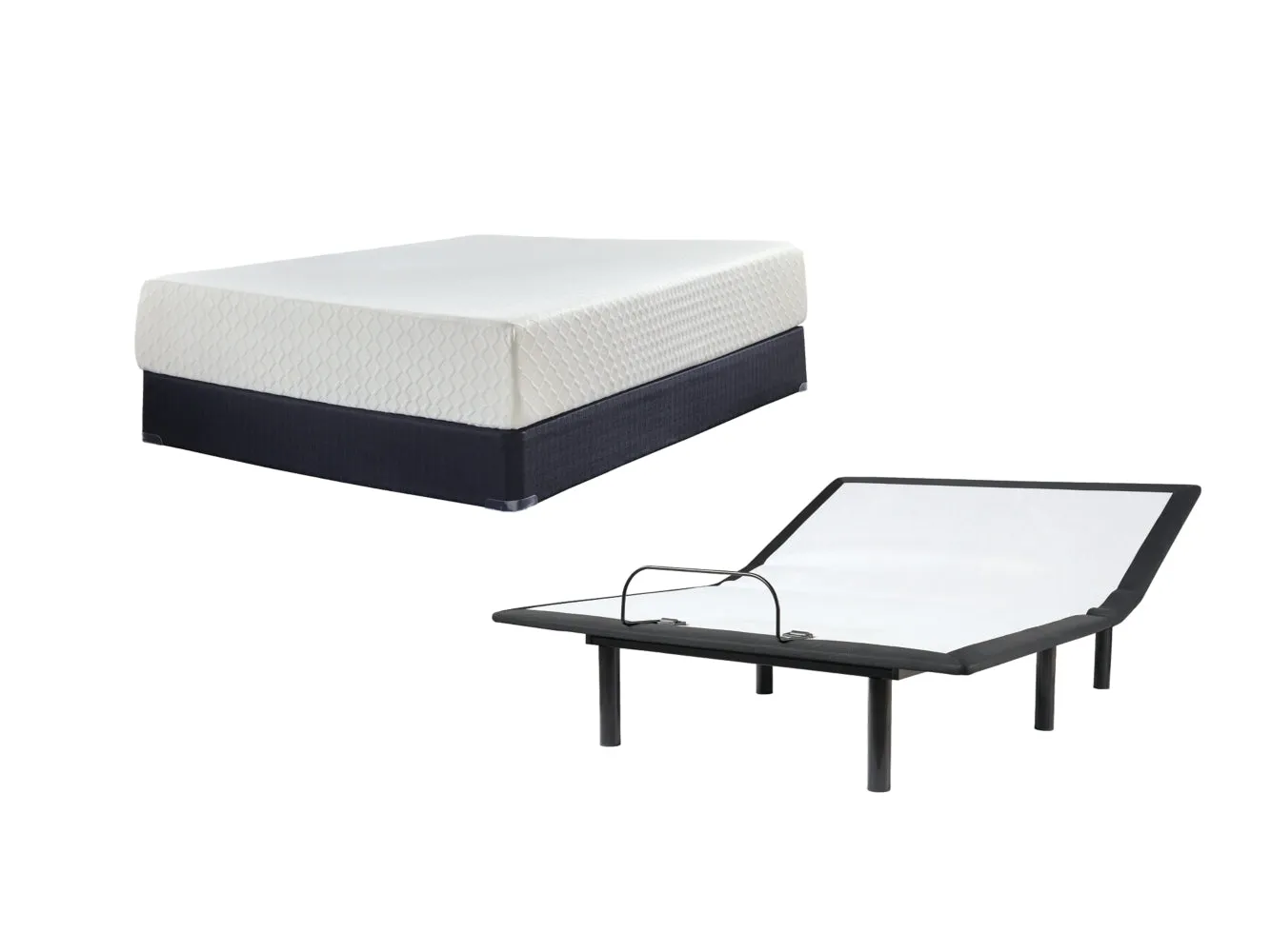 Chime 12 Inch Memory Foam Mattress with Adjustable Base