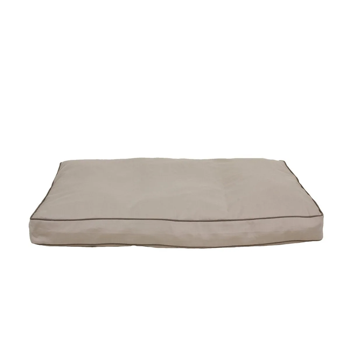 Classic Canvas Personalized Rectangle Dog Bed Khaki/Sage