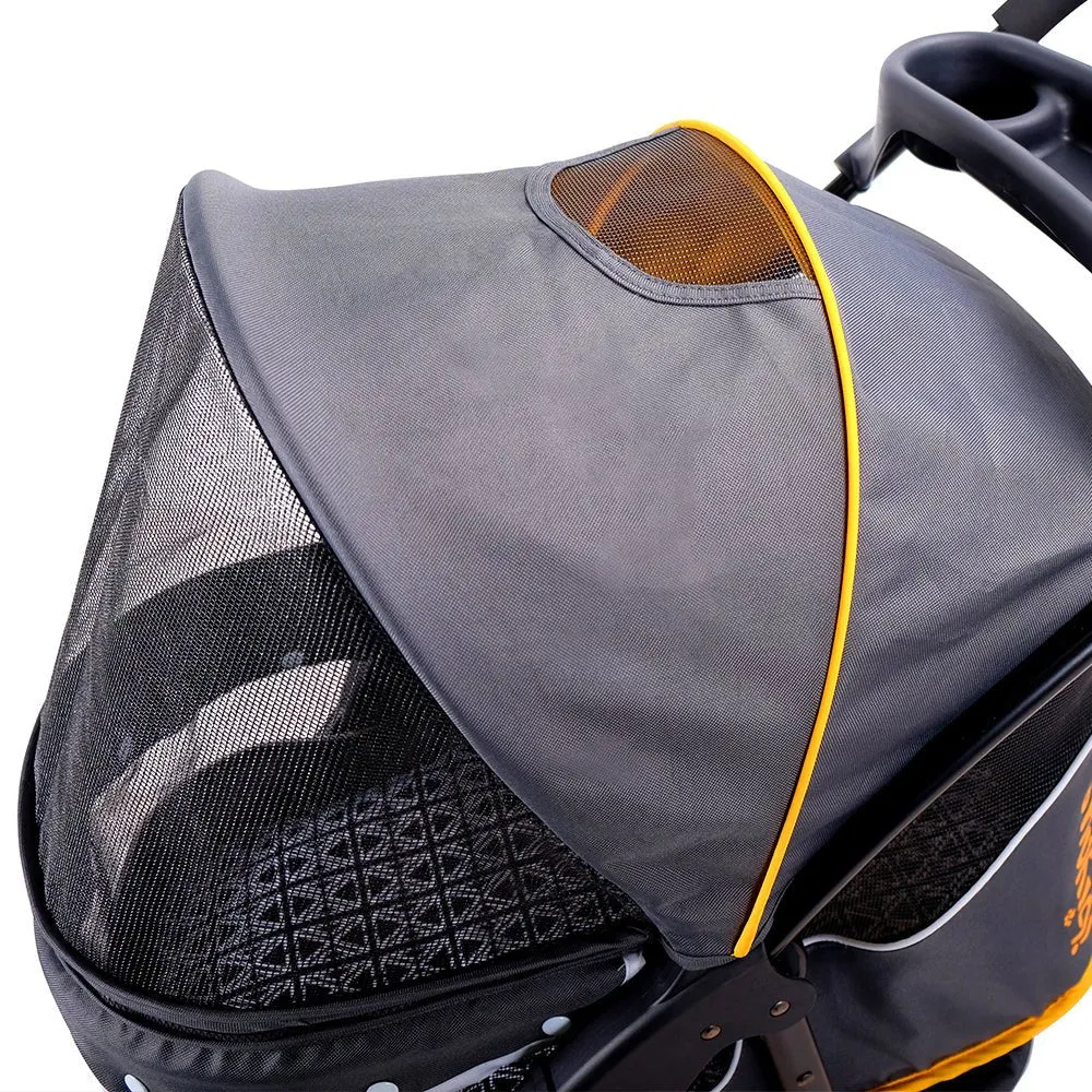 Cloud 9 Pet Stroller for Cats & Dogs up to 20kg - Mustard Yellow