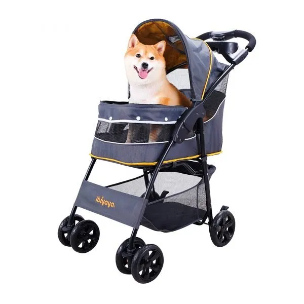 Cloud 9 Pet Stroller for Cats & Dogs up to 20kg - Mustard Yellow