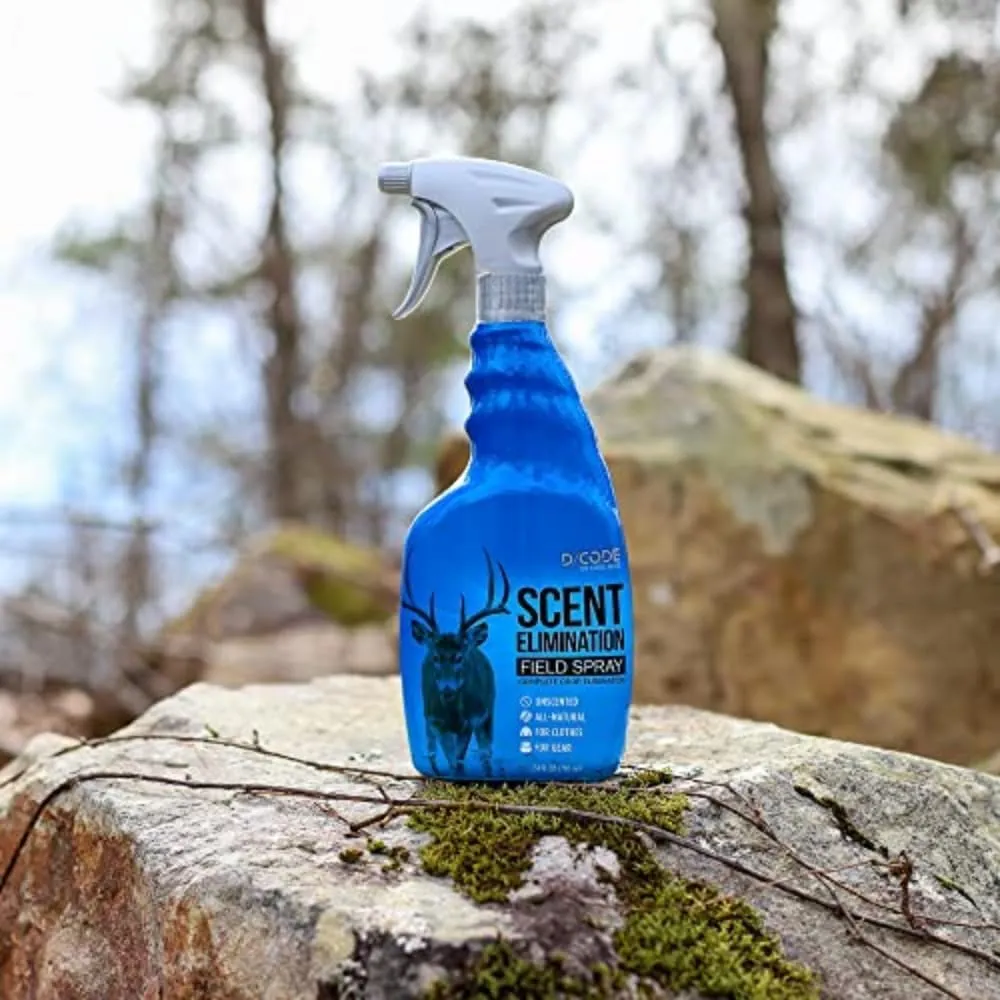 D/Code Unscented Field Spray, Scent Elimination, Choose Size