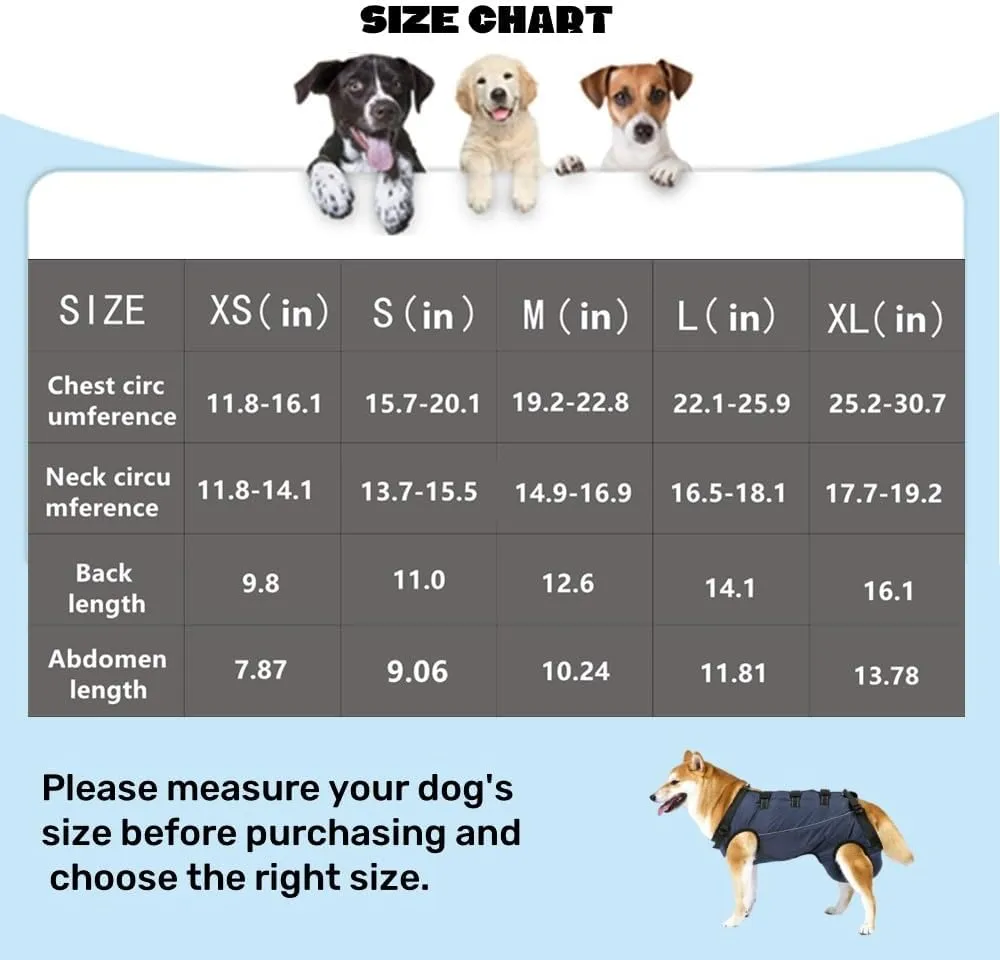Dog Lift Harness,Dog Assistance Strap,Pet Support & Rehabilitation Sling Lift,Adjustable Padded Breathable Straps for Senior,Joint Injuries,Disabled Dogs Yellow S