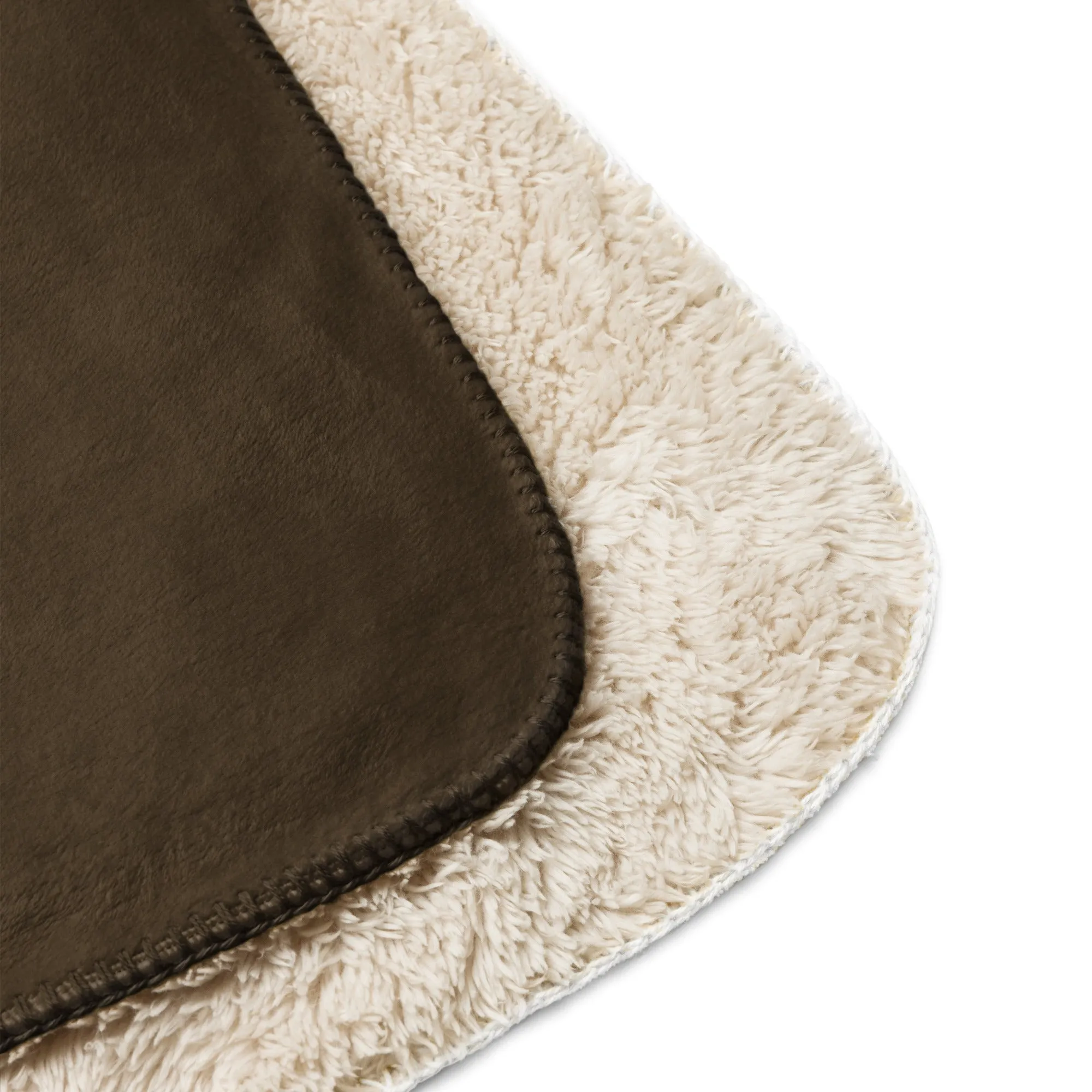 Dog Mom Neutrals Premium Sherpa Blanket