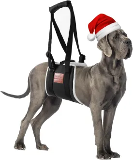 Dog Sling for Large Dogs Hind Leg Support, Magic Tape Dog Lift Harness, Soft Dog Support Harness for Back Legs, Hip Support Harness to Help Senior, Injured, Disabled and After ACL Surgery