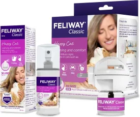 FELIWAY Classic Diffuser Classic Spray Bundle Set