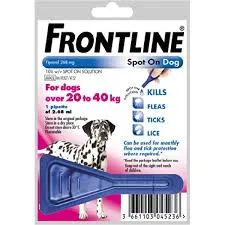 FRONTLINE TRI ACT SPOT ON FLEA TREATMENT FOR DOGS 5-10KG 1CT - FTASOFTFD1