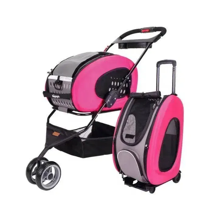 Ibiyaya 5-in-1 EVA Pet Carrier-Stroller Combo