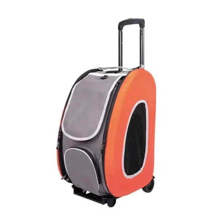 Ibiyaya 5-in-1 EVA Pet Carrier-Stroller Combo