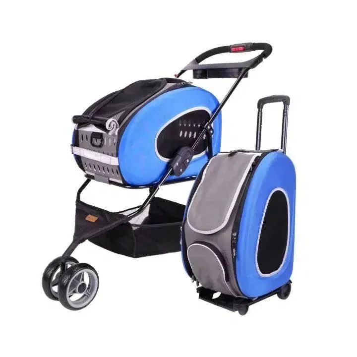 Ibiyaya 5-in-1 EVA Pet Carrier-Stroller Combo
