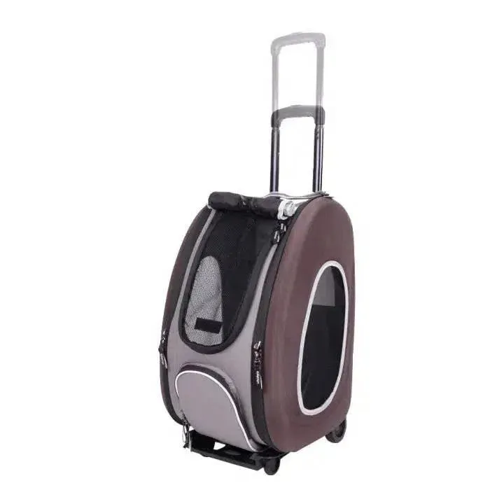 Ibiyaya 5-in-1 EVA Pet Carrier-Stroller Combo