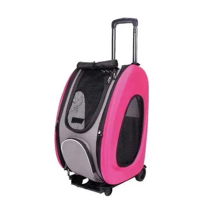 Ibiyaya 5-in-1 EVA Pet Carrier-Stroller Combo