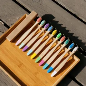 Mini Size Bamboo Disposable Toothbrush for Kids