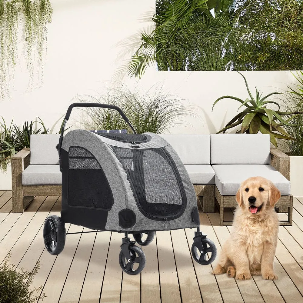 Pets Mood Collapsible Pet Stroller for Cats and Dogs