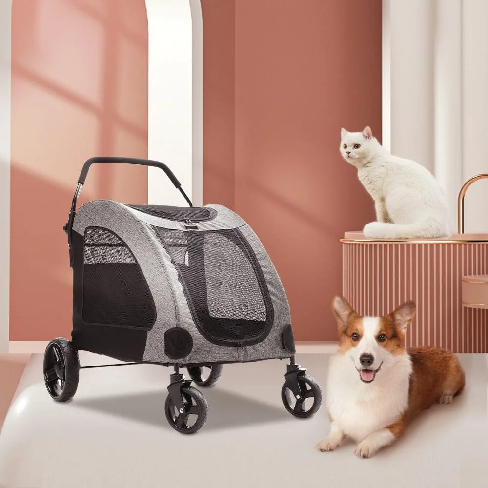 Pets Mood Collapsible Pet Stroller for Cats and Dogs