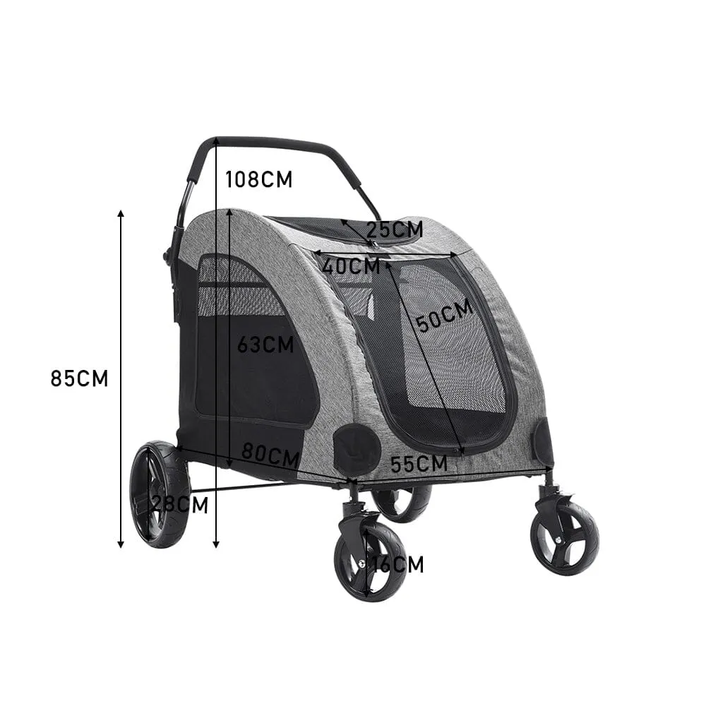 Pets Mood Collapsible Pet Stroller for Cats and Dogs
