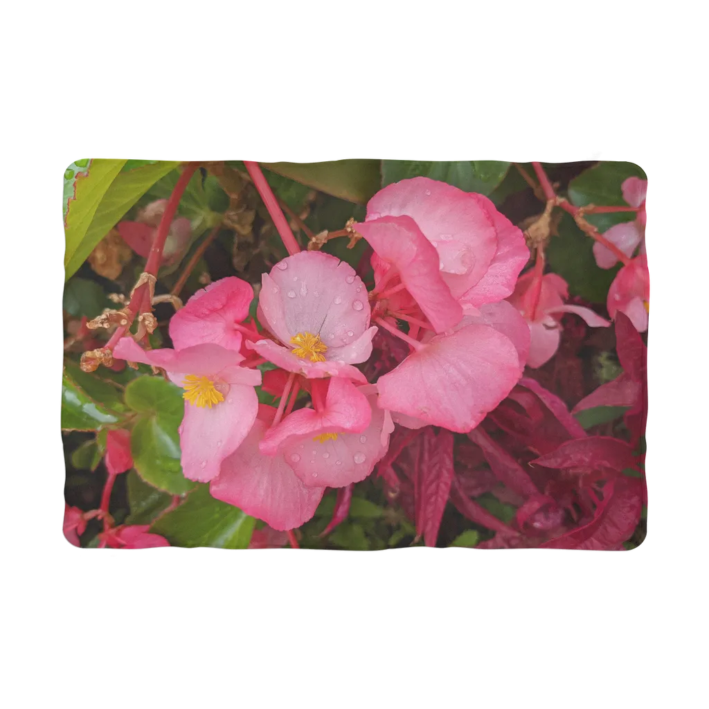PinkFlowers Sublimation Pet Blanket