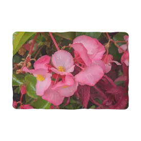 PinkFlowers Sublimation Pet Blanket