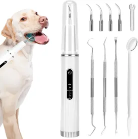 Plaque Remover for Teeth - Electric Toothbrush for Dogs Pet Brush Set, Dog Teeth Cleaning, Electric 6 Modes   4 Cleaning Head, Effective Care of Teeth, pet Must Have, Help Dog Oral Health