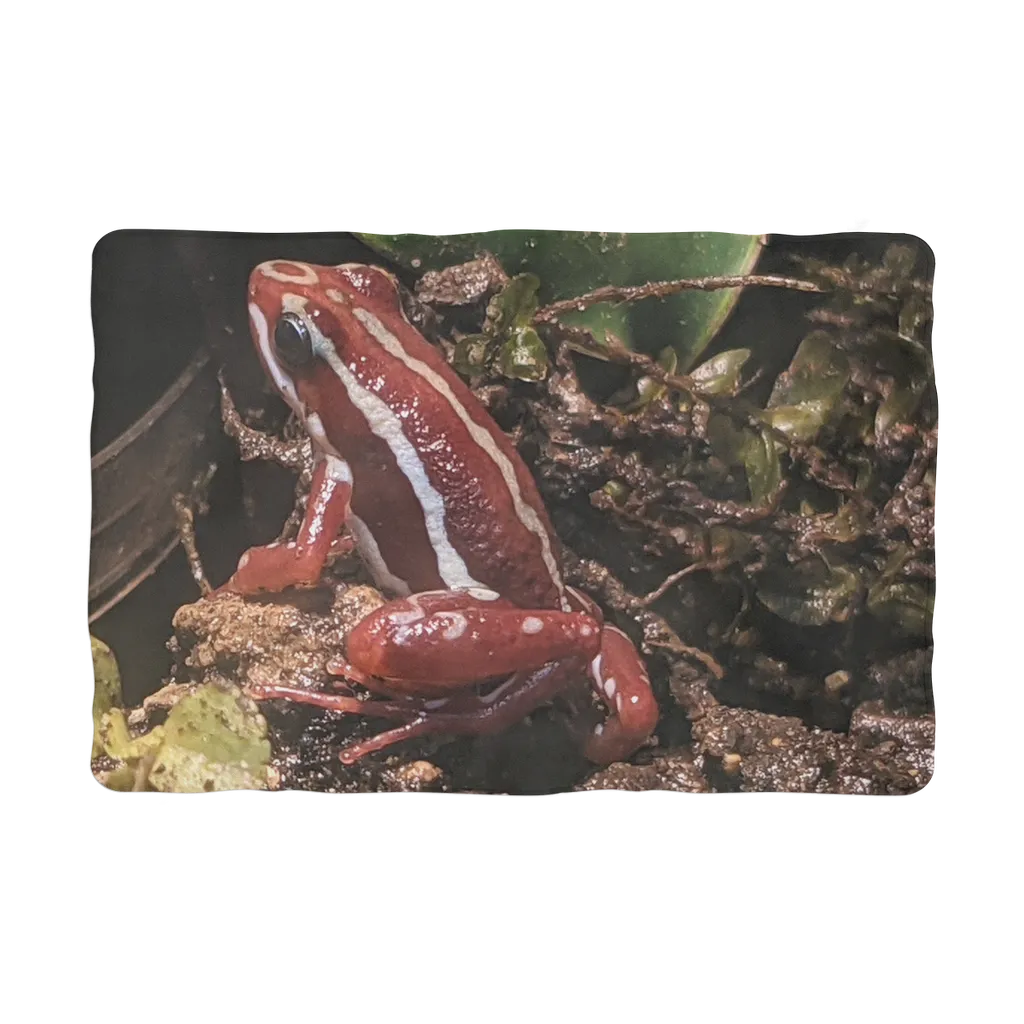 Red Frog Sublimation Pet Blanket