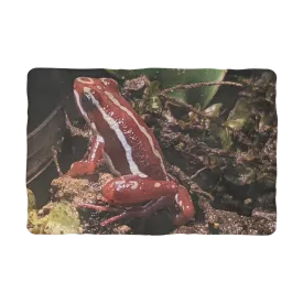Red Frog Sublimation Pet Blanket