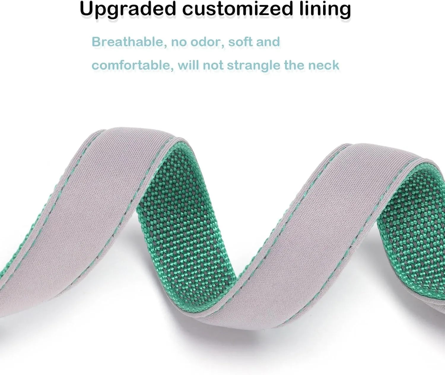 Reflective Dog Collar Padded-4 Size, Breathable Nylon Soft Neoprene Pet Collar for Small Medium and Large Dogs (Rose red, M)