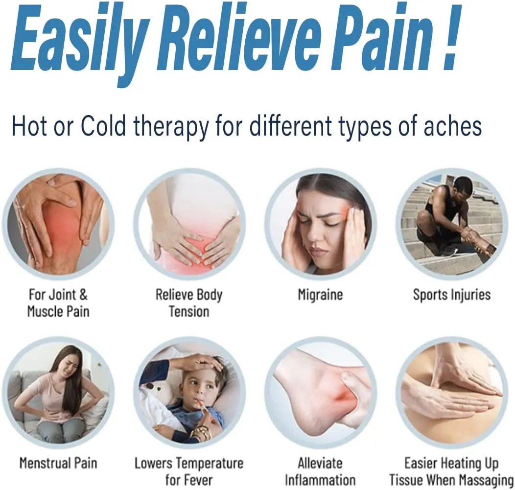 Reusable Gel Ice Pack for Sleeping, Injuries, Chill Pillow Cooling Pad, Relieve Headaches, Migraines, Fevers, Hot Flashes, Night Sweats, Perfect for Children, Adult, Pets, 15.5 * 11.8in (Pink)