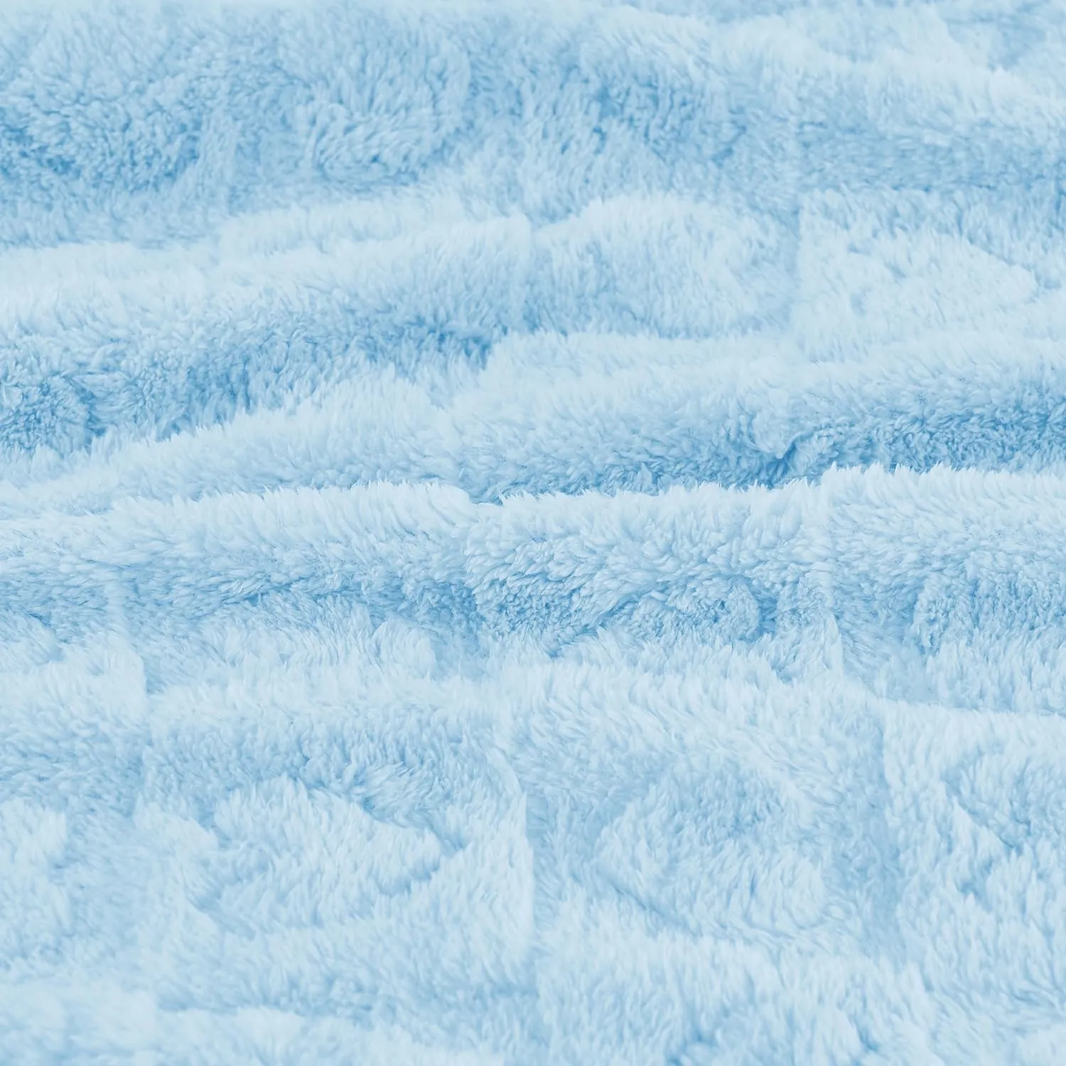 Sherpa Fleece Baby Blanket Heart Checkered Blanket, Ultra Soft Fluffy Premium Baby Blankets for Boys Girls, Cozy Infant Toddler Newborn Receiving Blankets for Crib Stroller 3040 (Blue)